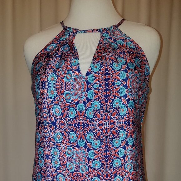 Beige By ECI Blue & Red Dress - Picture 1 of 4